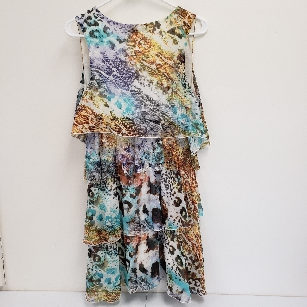 Mushka by Sienna Rose Womens Layered Sleeveless Tunic Size Large - Picture 2 of 5
